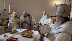 В храме святителя Николая Чудотворца посёлка Волжский состоялось великое освящение престола