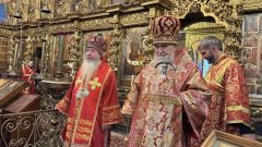 В день памяти священномученика Вениамина в Воскресенском соборе Тутаева совершена Божественная литургия
