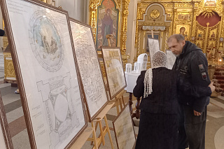 В соборе Рыбинска прошла презентация эскизов утраченных росписей 11132
