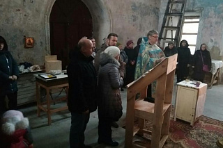 Молебен в Казанском храме на Быковых горах 546