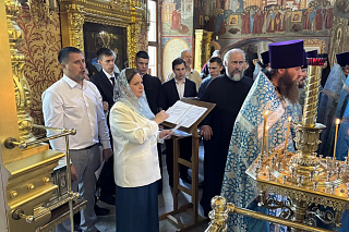 Епископ Вениамин совершил Литургию в Казанской церкви города Рыбинска в праздник иконы Божией Матери «Достойно есть». 24003