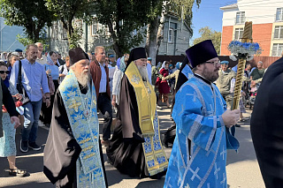 Епископ Рыбинский и Романово-Борисоглебский Вениамин принял участие в торжествах в честь Феодоровской иконы Божией Матери в Костроме 24173