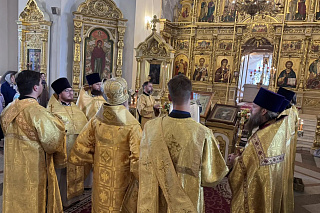Владыка совершил Литургию в Рыбинске и молебен о сохранении творения Божия 24188