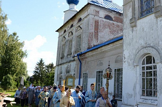 Престольный праздник в Смоленском храме села Середа 9419