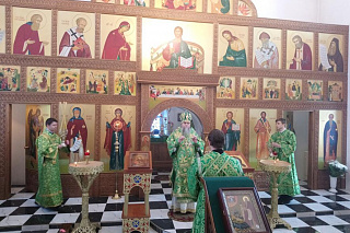 Память преподобного Геннадия Любимоградского отметили архиерейским богослужением 1156
