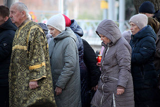 Утреня с чином погребения в Спасо-Преображенском соборе.  23809