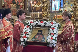 В день памяти священномученика Вениамина в Воскресенском соборе Тутаева совершена Божественная литургия 24250