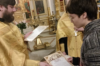 В Спасо-Преображенском соборе состоялся трезвеннический молебен 10669