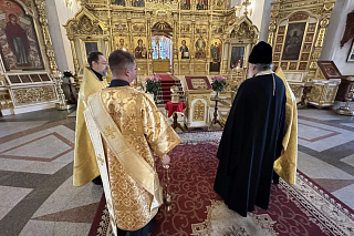 В Спасо-Преображенский собор города Рыбинска прибыл ковчег с частицей честных мощей святителя Спиридона, епископа Тримифунтского. 24132