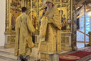 В Спасо-Преображенском соборе Рыбинска молитвенно почтили память великомученика и целителя Пантелеимона 24115