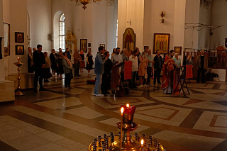 В Спасо-Преображенском соборе г. Рыбинска состоялся традиционный трезвеннический молебен. 23929