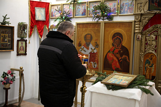 На территории ИК-2 совершен молебен с чином Великого освящения воды 13740
