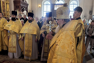 Владыка совершил Литургию в Рыбинске и молебен о сохранении творения Божия 24188