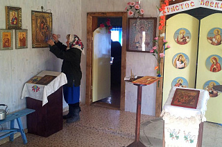 Открытие домовой церкви в деревне Минино 5383