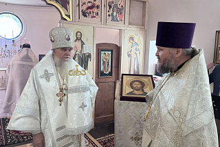 В храме святителя Николая Чудотворца посёлка Волжский состоялось великое освящение престола 24255