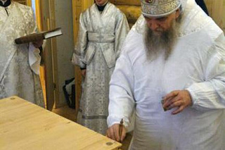 Епископ Вениамин освятил Троицкий храм с. Головино 3684