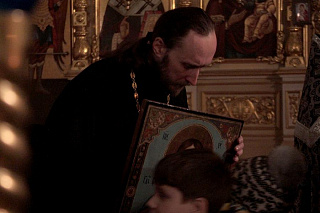 Епископ Вениамин совершил чин прощения в Спасо-Преображенском соборе 1883