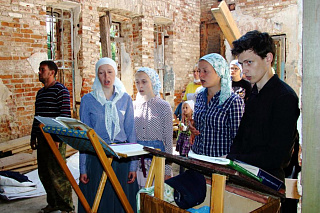 Престольный праздник в Исаковой пустыни 1590