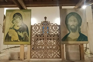 Владыка возглавил первую Божественную Литургию в храме "Всех скорбящих Радость" в больничном городке г. Рыбинск 24197