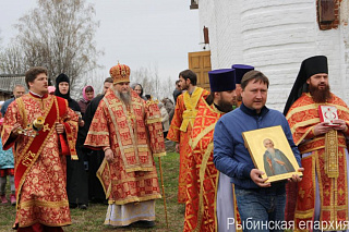 Память преподобного Сильвестра Обнорского почтили в с. Воскресенское Любимского благочиния 4839