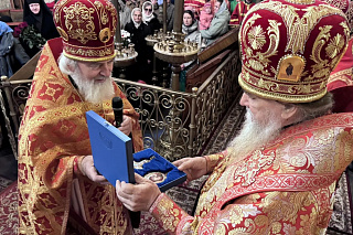 В день памяти священномученика Вениамина в Воскресенском соборе Тутаева совершена Божественная литургия 24250