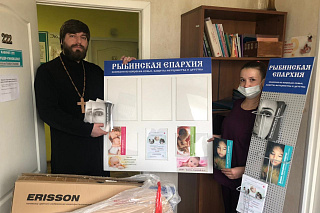 В женских консультациях Рыбинска установлены стенды с материалами в защиту материнства 7422